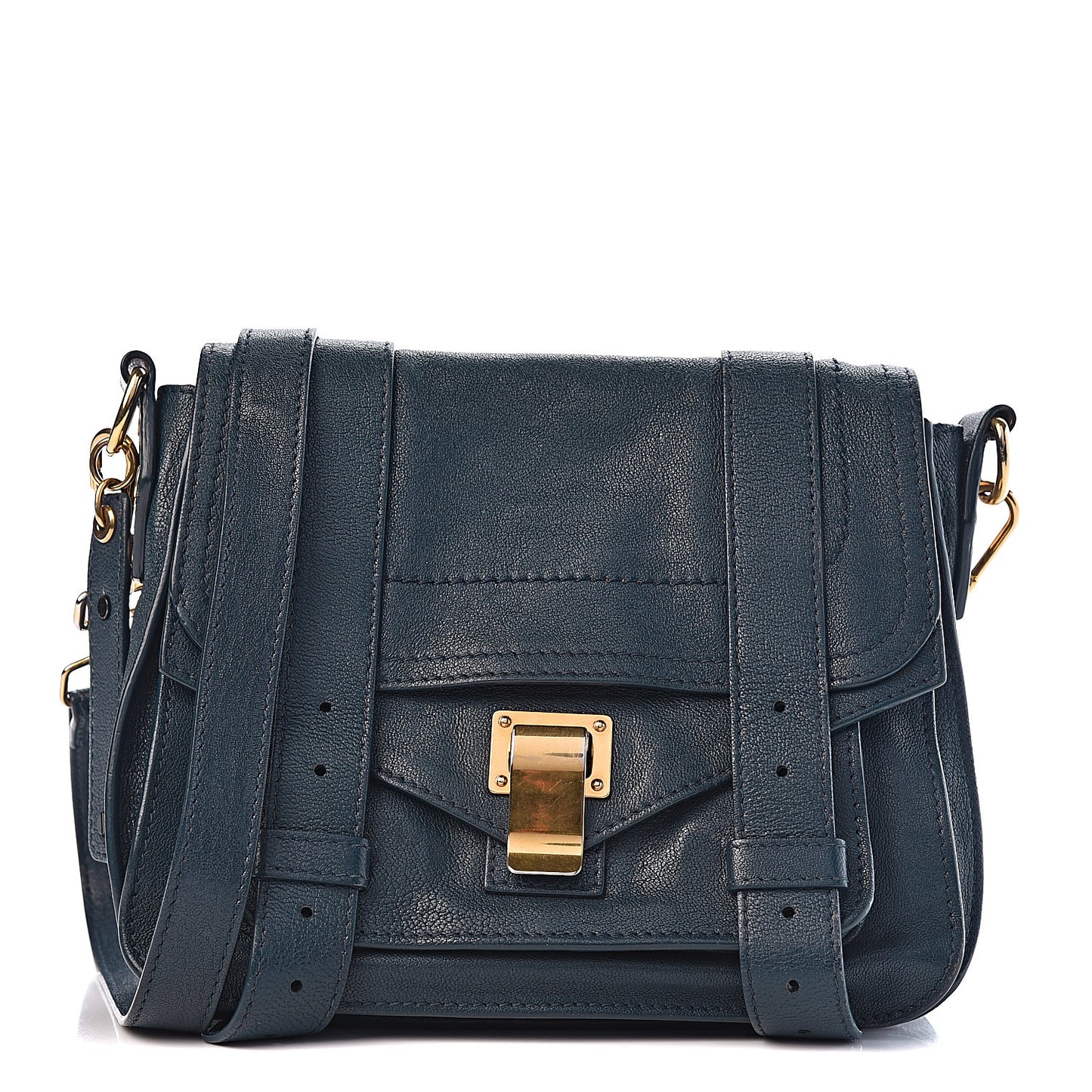 Lambskin PS1 Mini Crossbody Bag Indigo