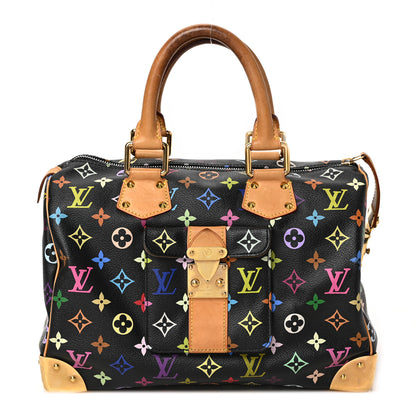 Louis Vuitton Monogram Multicolor Speedy 30 Black 1 of 9