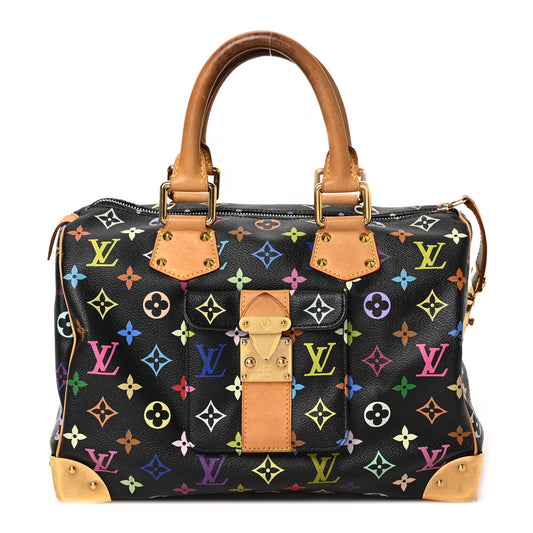 Monogram Multicolor Speedy 30 Black