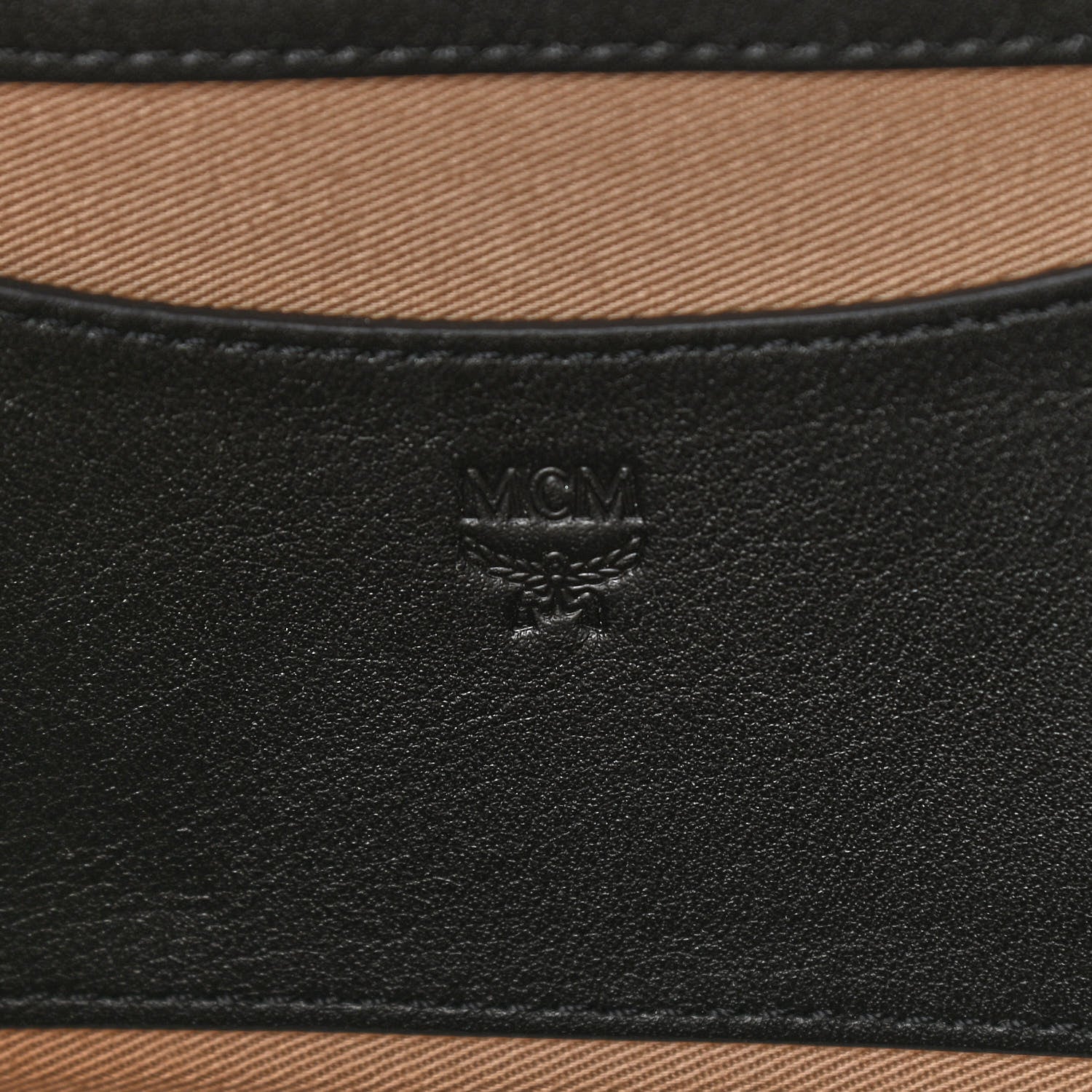 MCM Calfskin Ottomar Monogram Soft Berlin Crossbody Black 6 of 10