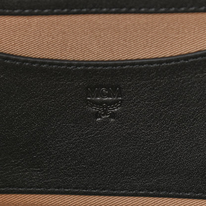 MCM Calfskin Ottomar Monogram Soft Berlin Crossbody Black 6 of 10