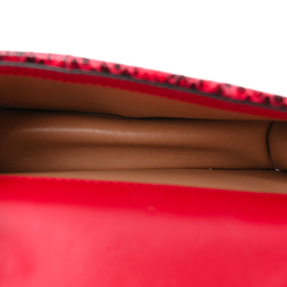Gucci Snakeskin Super Mini Dionysus Shoulder Bag Red 5 of 10