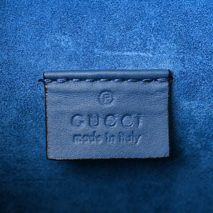 Gucci GG Supreme Monogram Blooms Medium Dionysus Shoulder Bag Beige Navy Vintage Blue 6 of 9