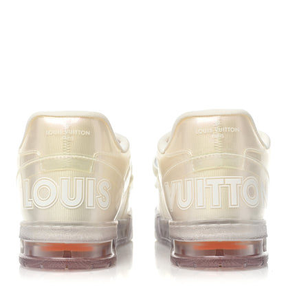 Louis Vuitton Mix Materials Transparent Monogram Mens LV Trainer Sneakers 8 White 4 of 11