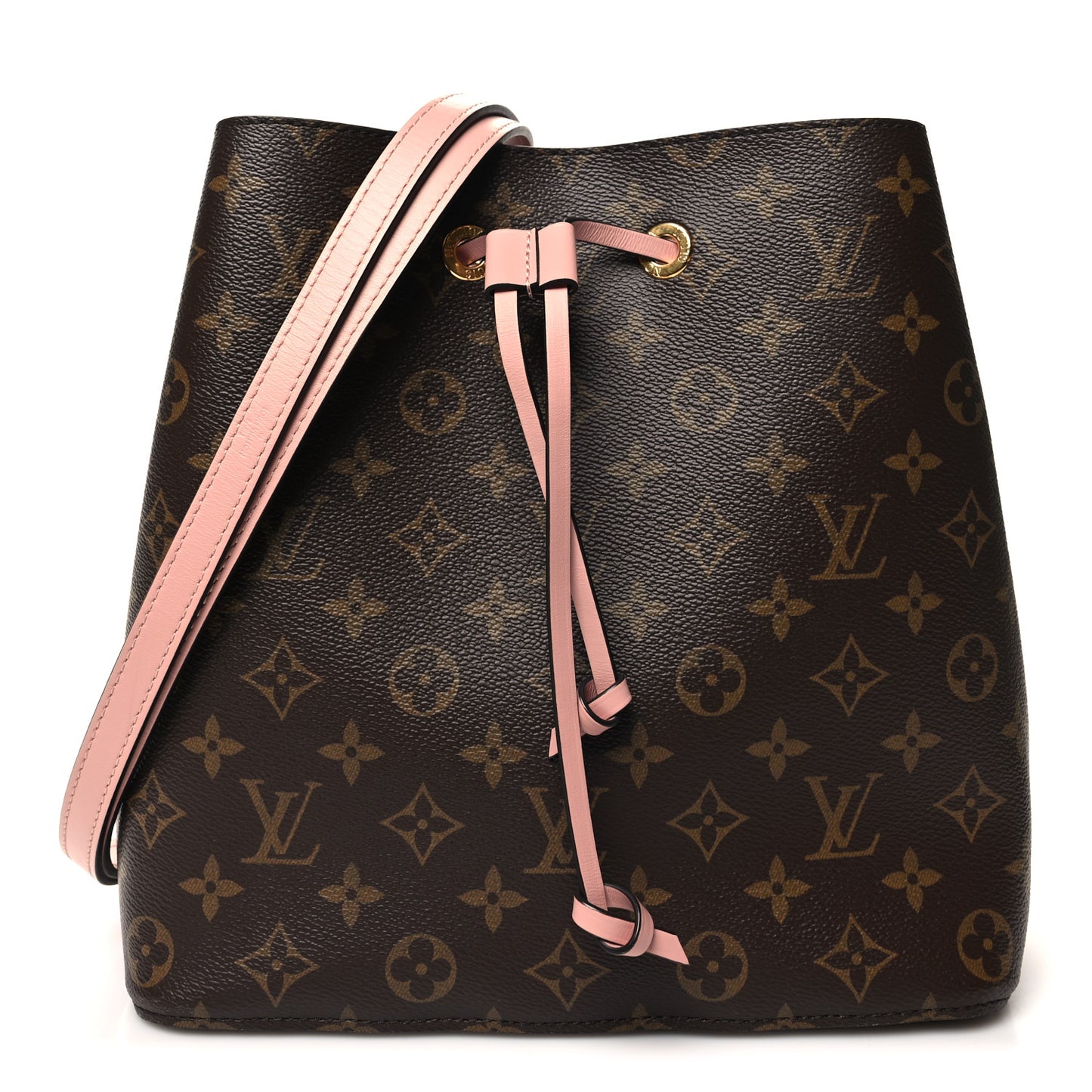 LOUIS VUITTON Monogram Neonoe MM Rose Poudre