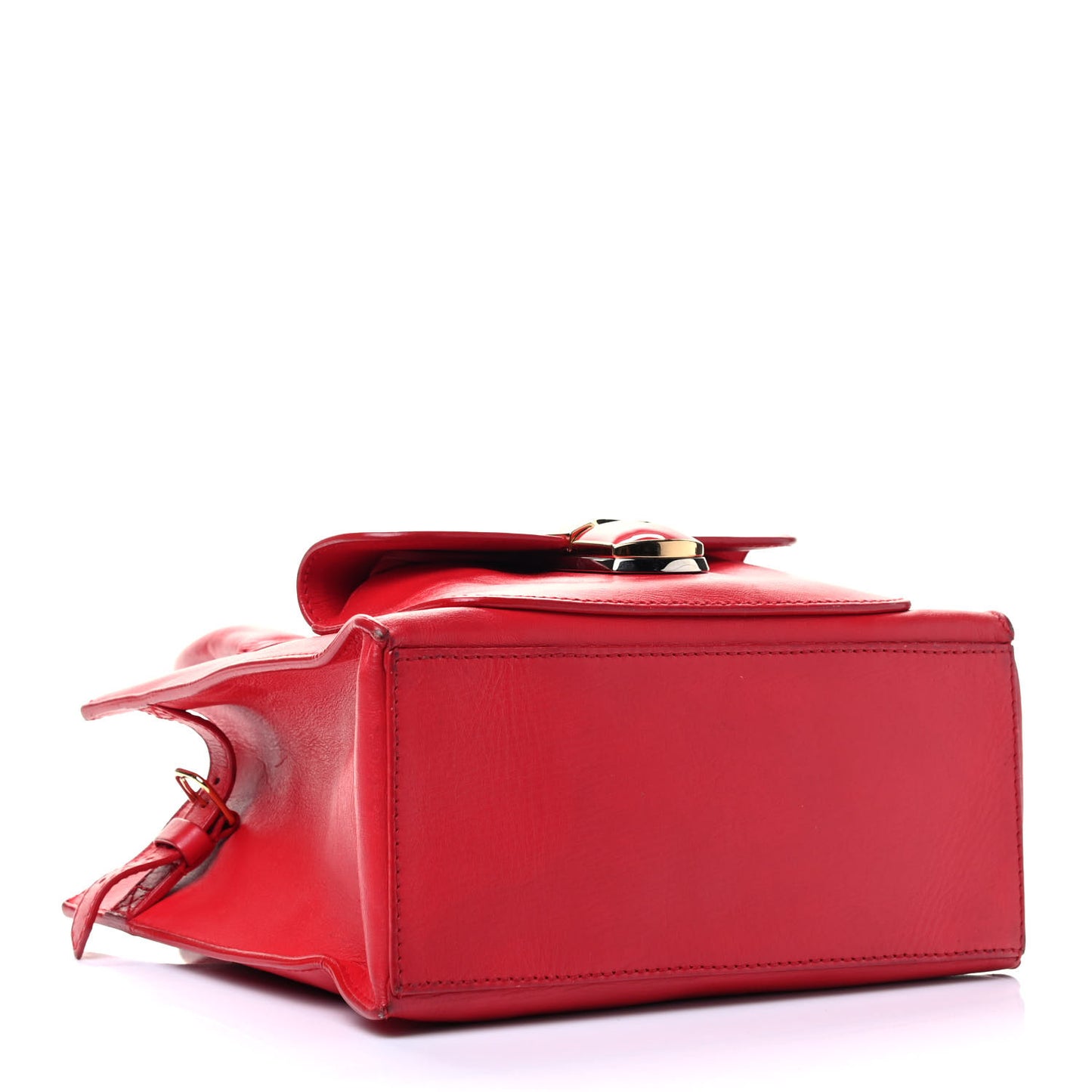 Calfskin Padlock Mini All Afternoon Tote Rouge Cherry