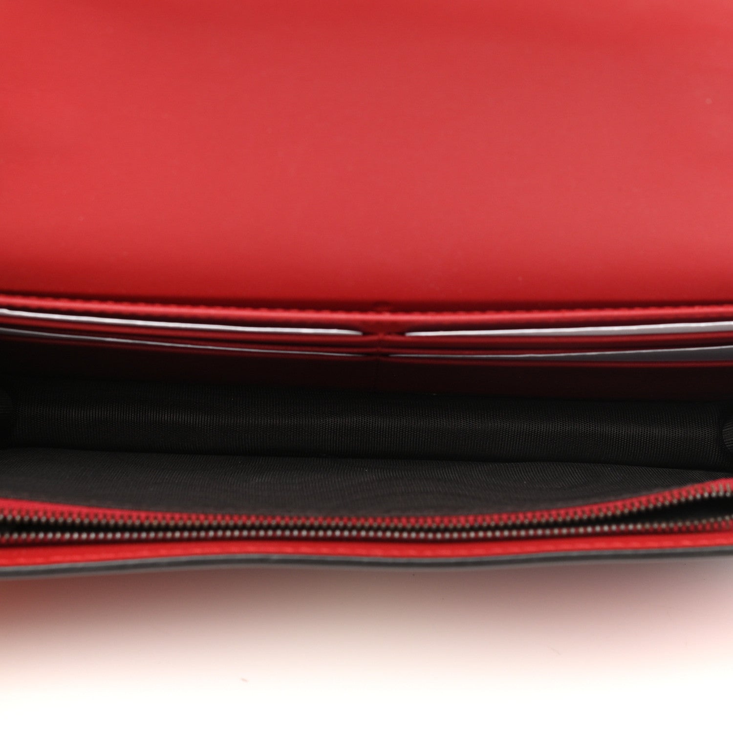Gucci Calfskin Queen Margaret Chain Wallet Blue Agata Hibiscus Red Mystic White 4 of 8