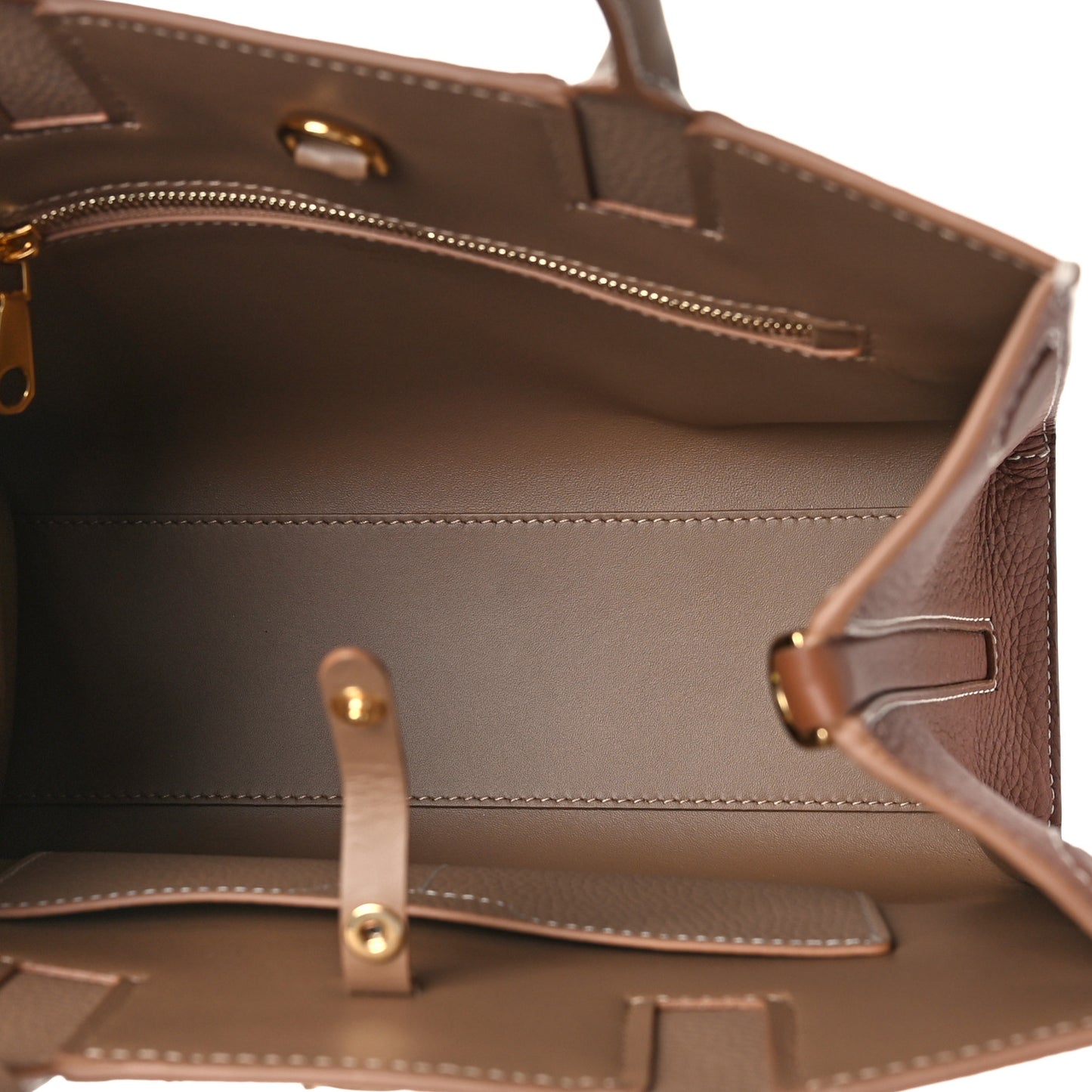 Calfskin Mini Frances Tote Camel