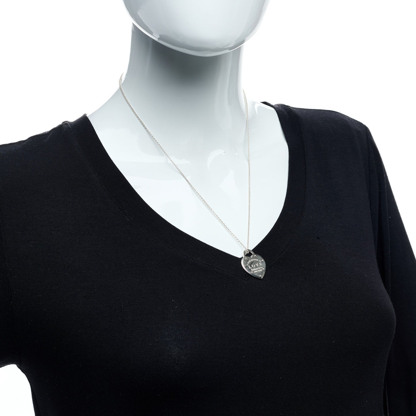 Sterling Silver Return To Tiffany Love Pendant Necklace