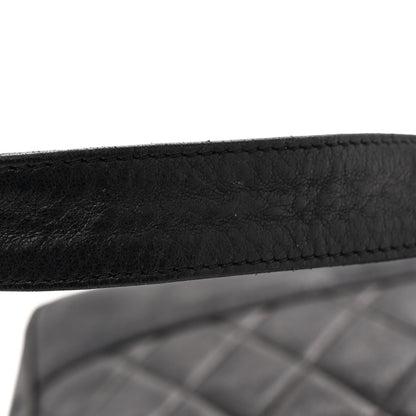 Chanel Lambskin Quilted Shopping Tote Black 18 of 18