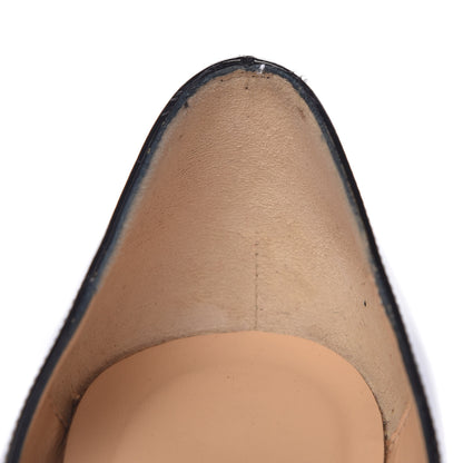 Christian Louboutin Patent Lady Peep 150 Pumps 38.5 Black 10 of 17