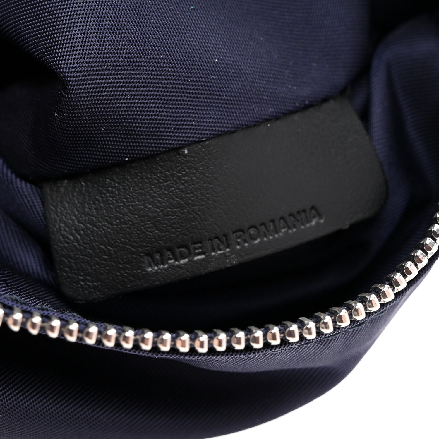 Burberry Nylon Vintage Check Print Logo Wristlet Navy 7 of 9