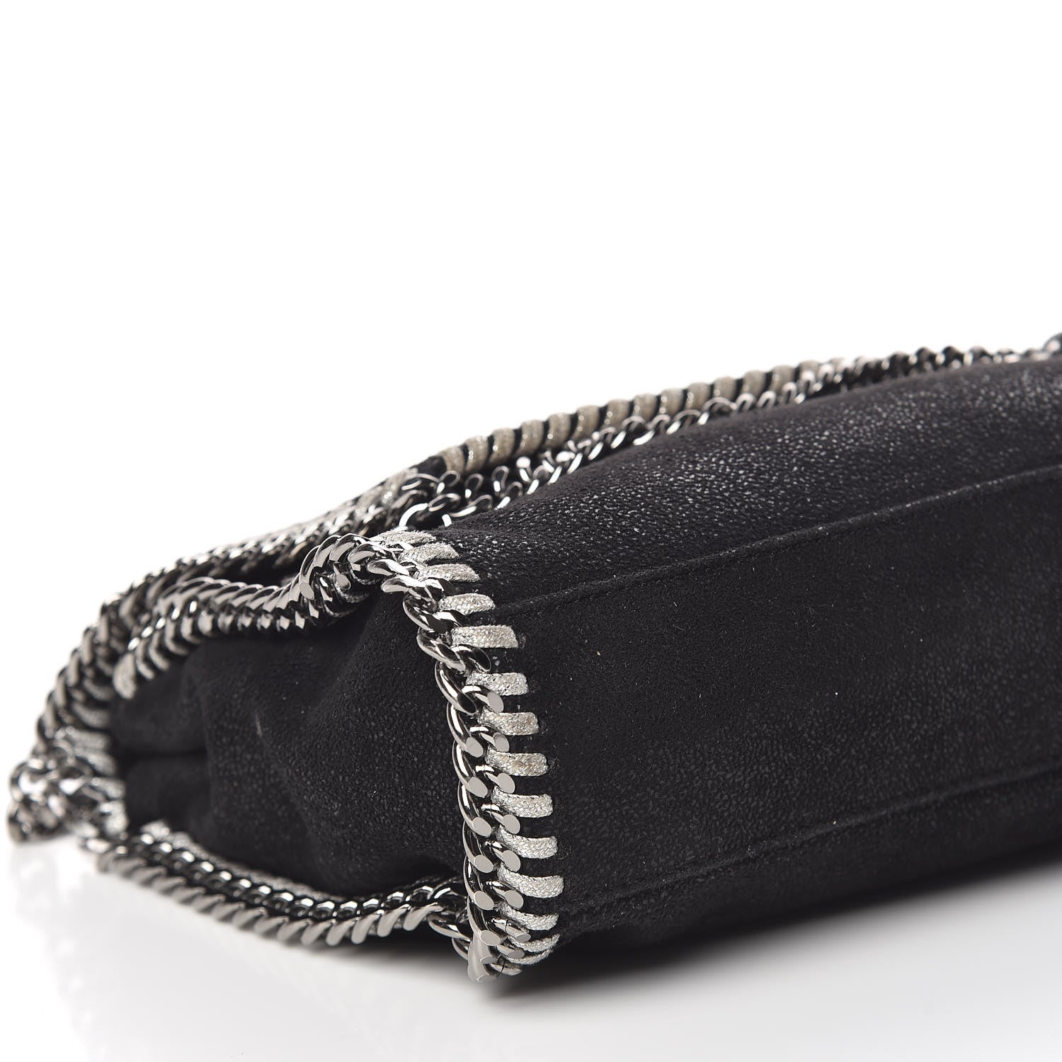 Stella McCartney Shaggy Deer Mini Falabella Black 6 of 11