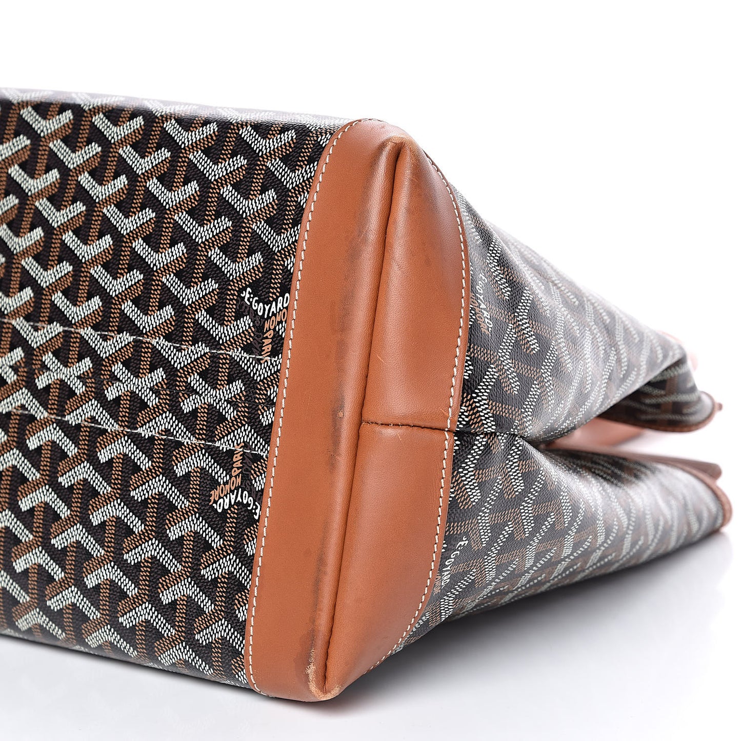 Goyardine Bellechasse Biaude MM Tote Black Gold