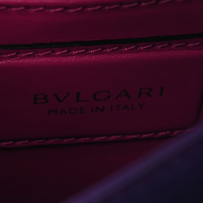 Bulgari Calfskin Serpenti Forever Top Handle Pink 7 of 14