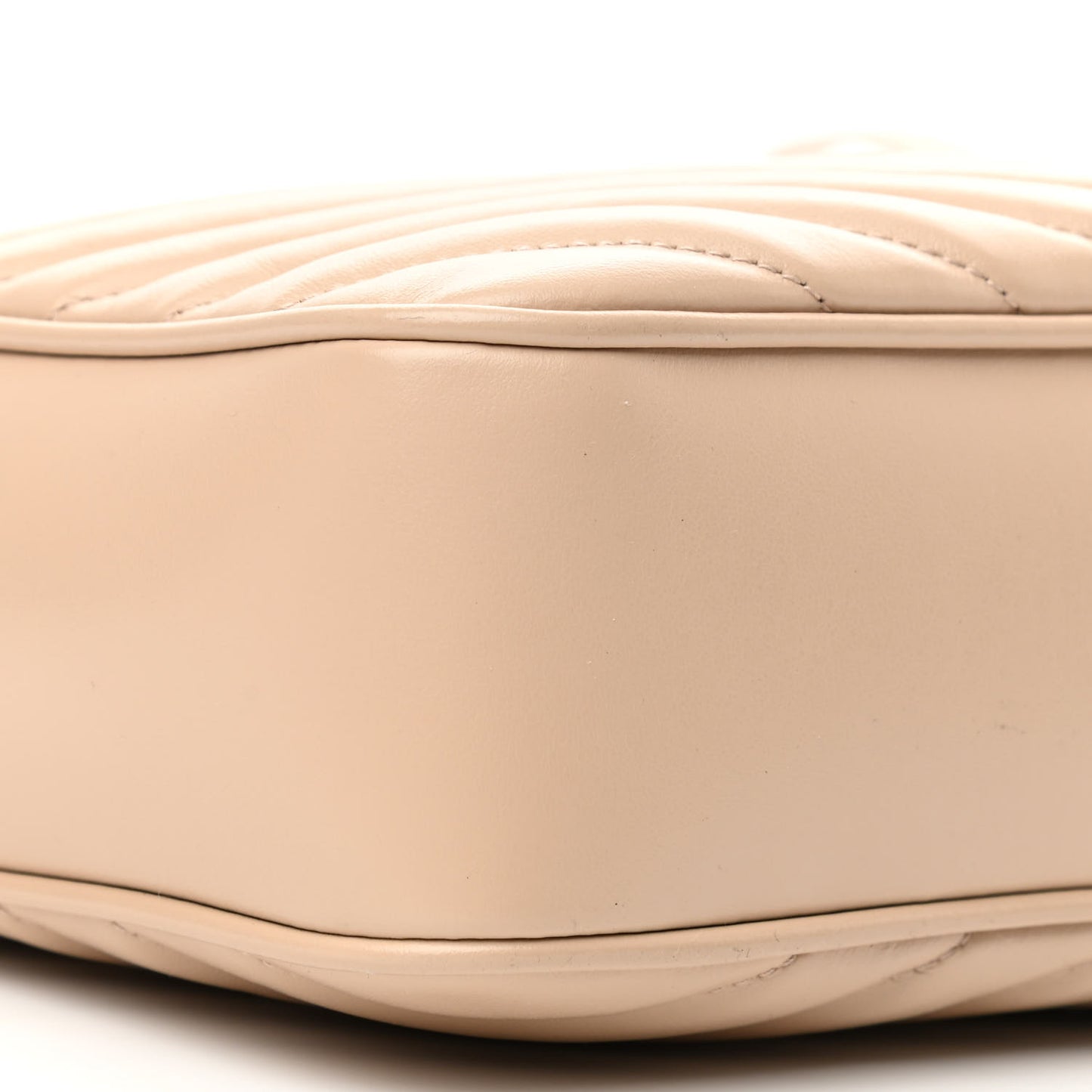 Calfskin Matelasse Monogram Lou Camera Bag Nude Powder