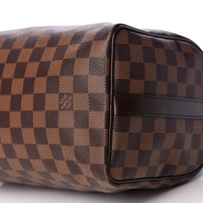 Louis Vuitton Damier Ebene Speedy Bandouliere 25 7 of 8