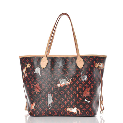 Louis Vuitton Catogram Neverfull MM Marron 3 of 11