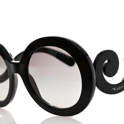 Prada Baroque Sunglasses SPR 27N Black 7 of 8
