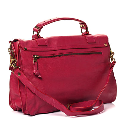 Proenza Schouler Lambskin Medium PS1 Satchel Red 2 of 10