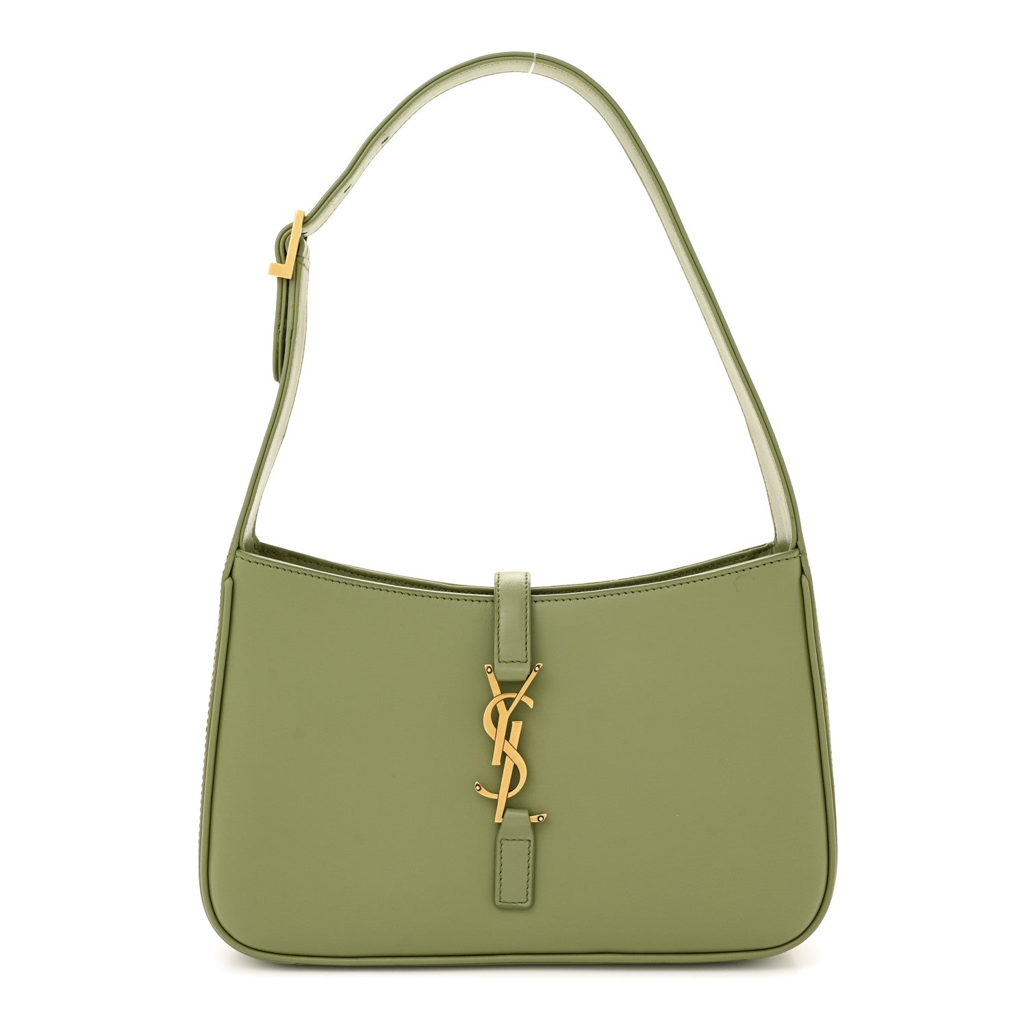 Saint Laurent Smooth Calfskin Le 5 A 7 Hobo Pistache 1 of 13