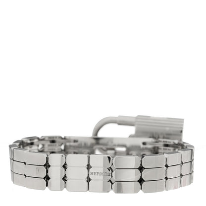 Hermes Stainless Steel Diamond Pave 16mm Kelly Quartz Watch 3 of 5