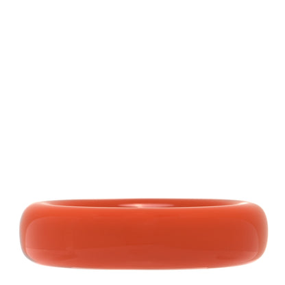 Tiffany Lacquered Hardwood Paloma Picasso Doughnut Bangle Bracelet Orange 3 of 4