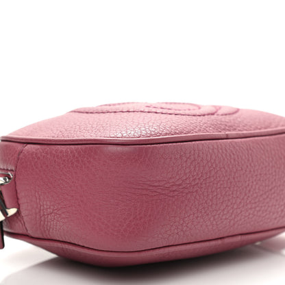 Gucci Pebbled Calfskin Children's Mini Soho Disco Messenger Bag Peonia Flower 16 of 25