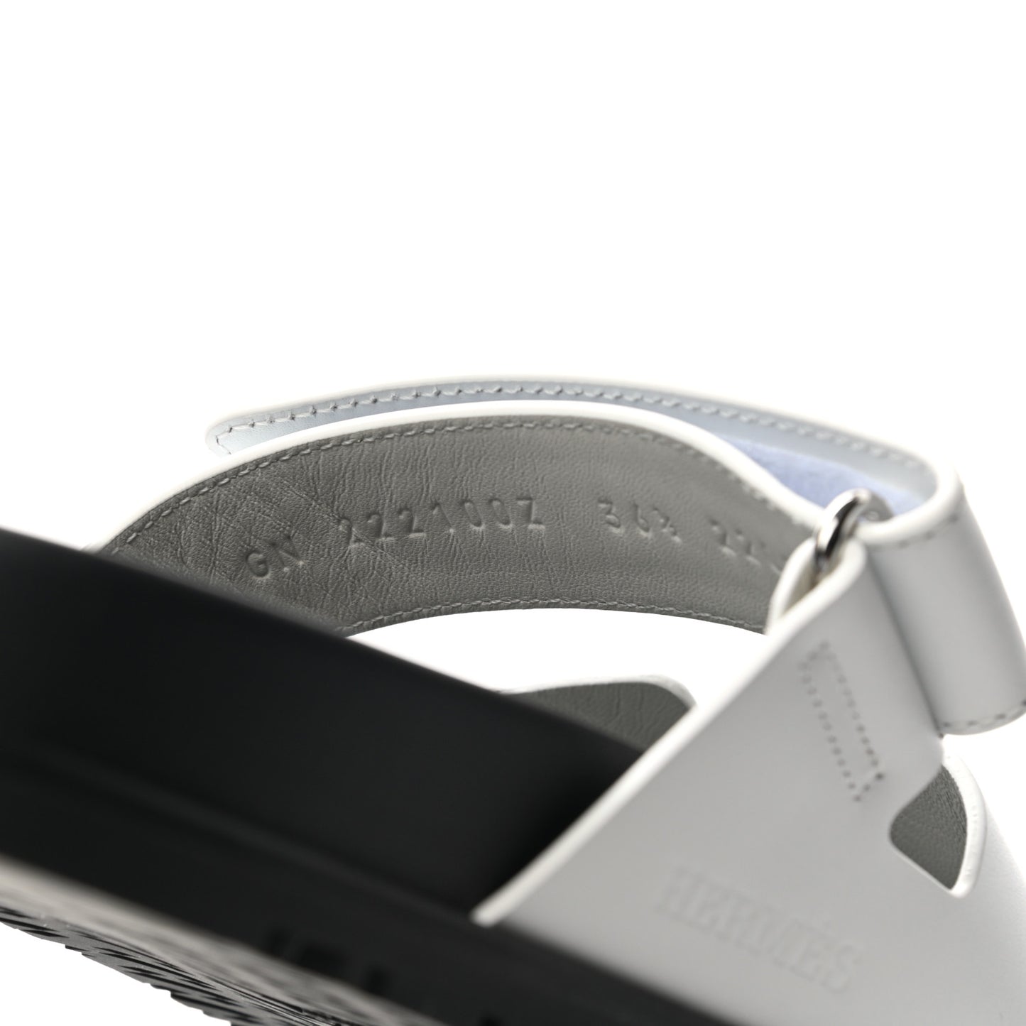 Calfskin Womens Chypre Sandals 36.5 White