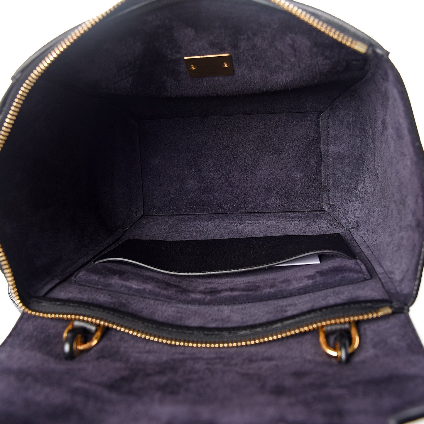 Baby Grained Calfskin Micro Belt Bag Black
