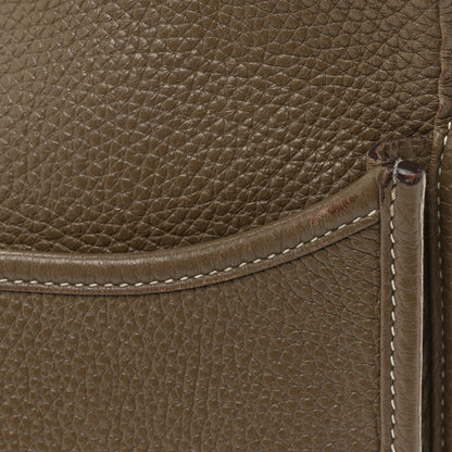 Hermes Taurillon Clemence Evelyne III PM Etoupe 18 of 25