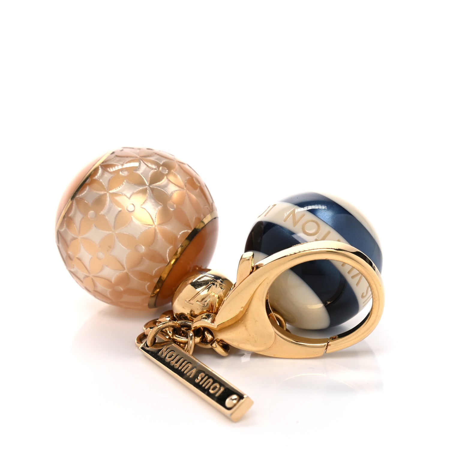 Louis Vuitton Mini Lin Croisette Bag Charm Blue 3 of 3