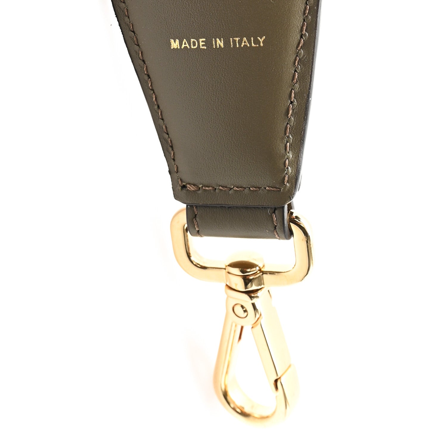 Fendi Canvas Calfskin FF 1974 Adjustable Strap You Multicolor Wood 4 of 4