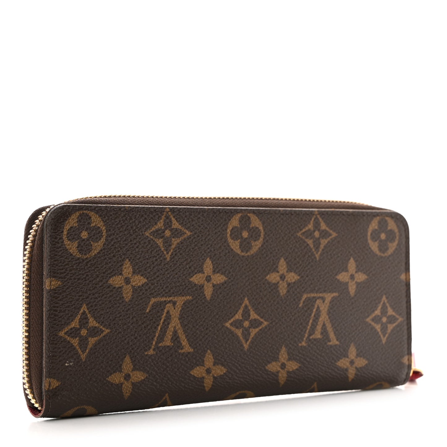 Monogram Clemence Wallet Fuchsia