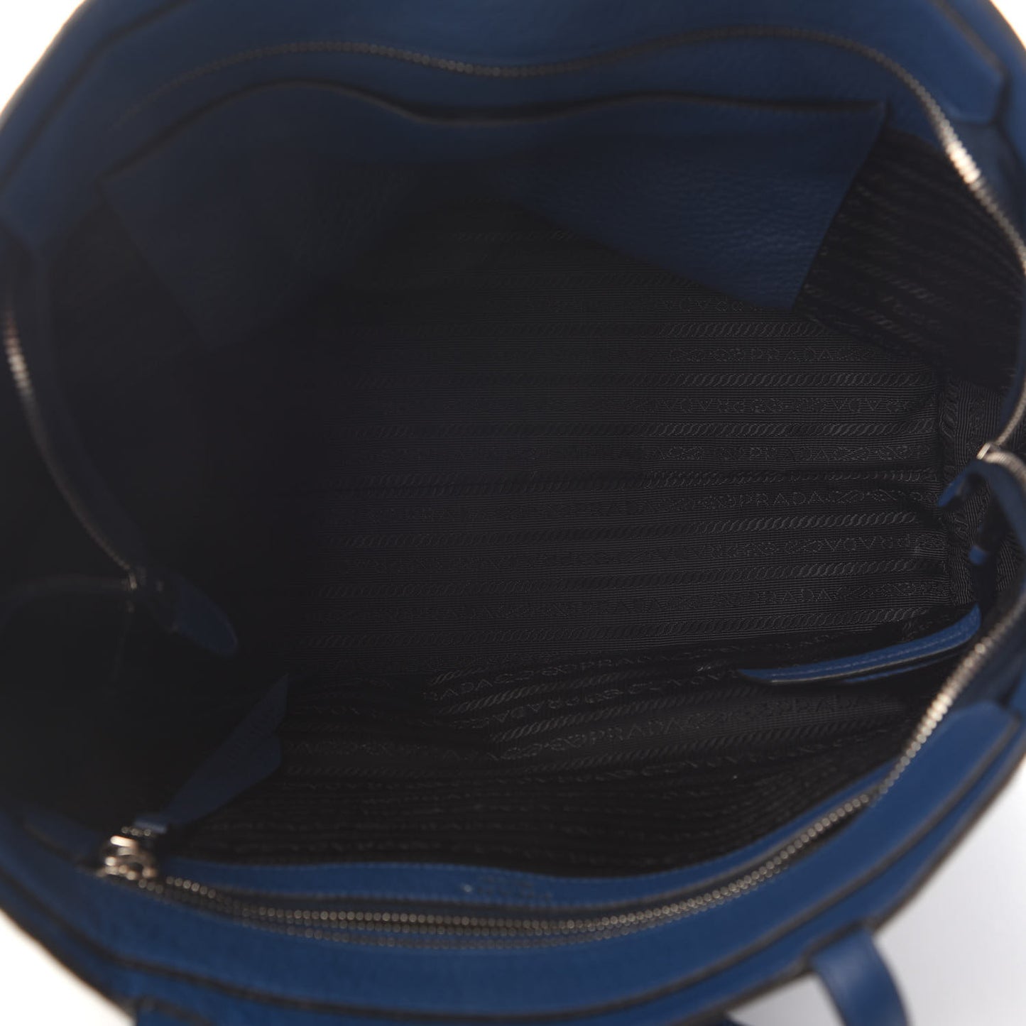 Vitello Phenix Side Zip Tote Inchiostro