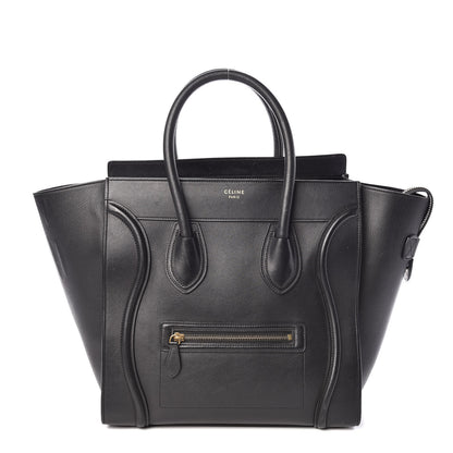 Celine Smooth Calfskin Mini Luggage Black 1 of 19