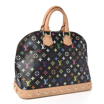 Louis Vuitton Monogram Multicolor Alma GM Black 2 of 11