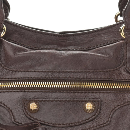 Balenciaga Agneau Giant 12 Gold Hardware City Cigare Fonce 14 of 22