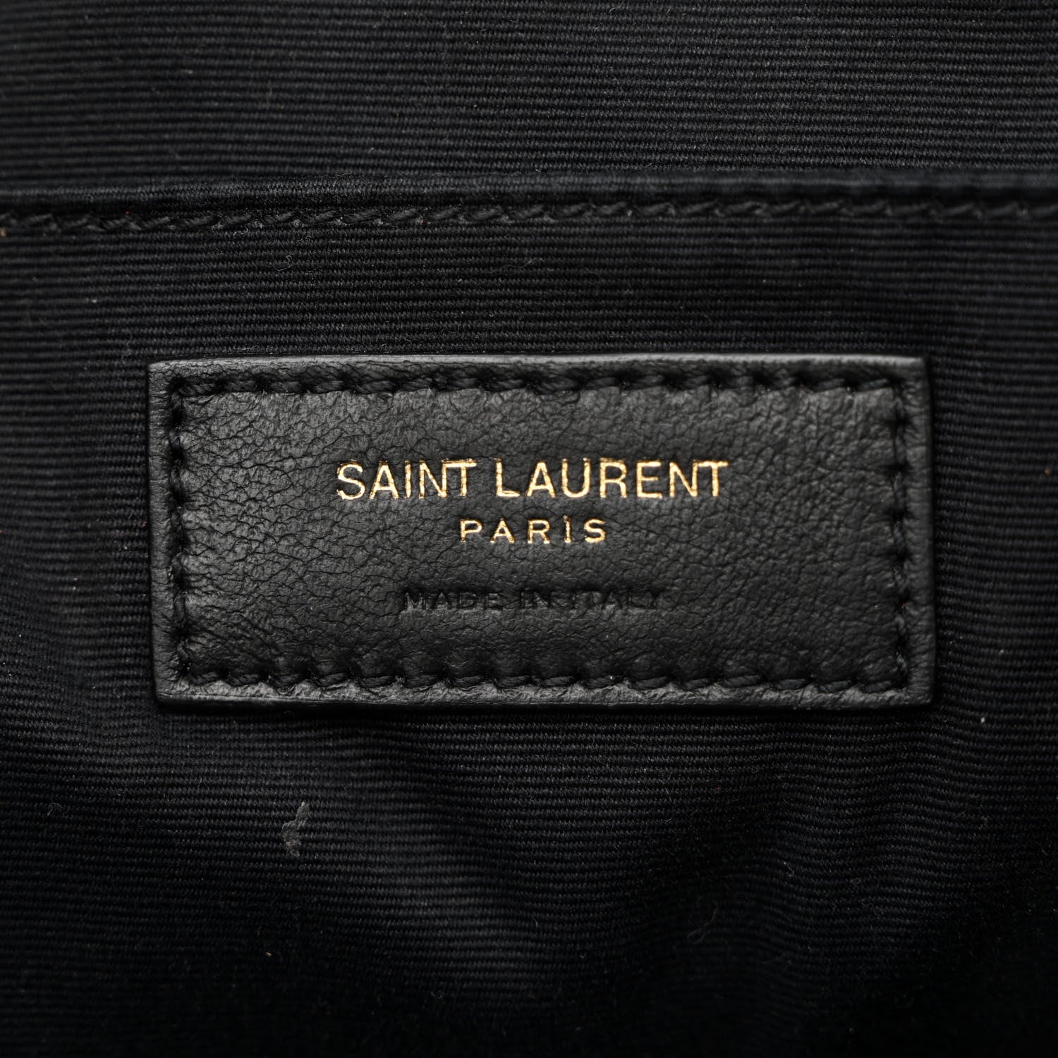 Saint Laurent Calfskin Matelasse Monogram Lou Camera Bag Black 6 of 12