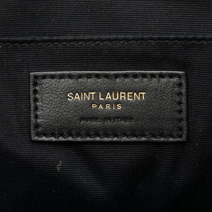 Saint Laurent Calfskin Matelasse Monogram Lou Camera Bag Black 6 of 12