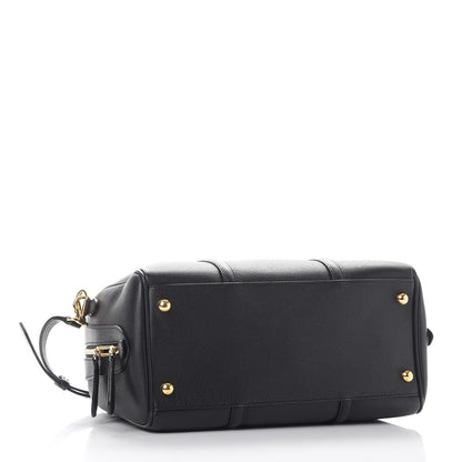 Burberry Derby Calfskin Medium Alchester Bowling Bag Black 5 of 8
