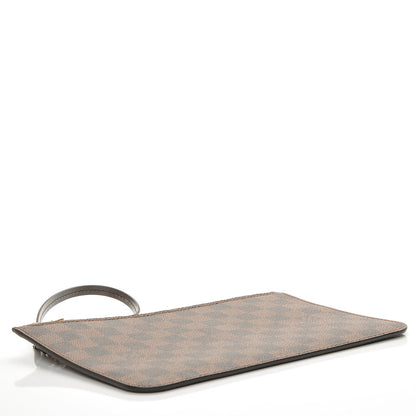 Louis Vuitton Damier Ebene Neverfull MM GM Pochette Rose Ballerine 4 of 6