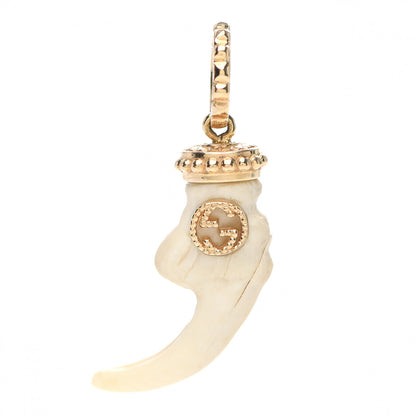 Gucci 18K Yellow Gold Bone Tooth Charm 1 of 5