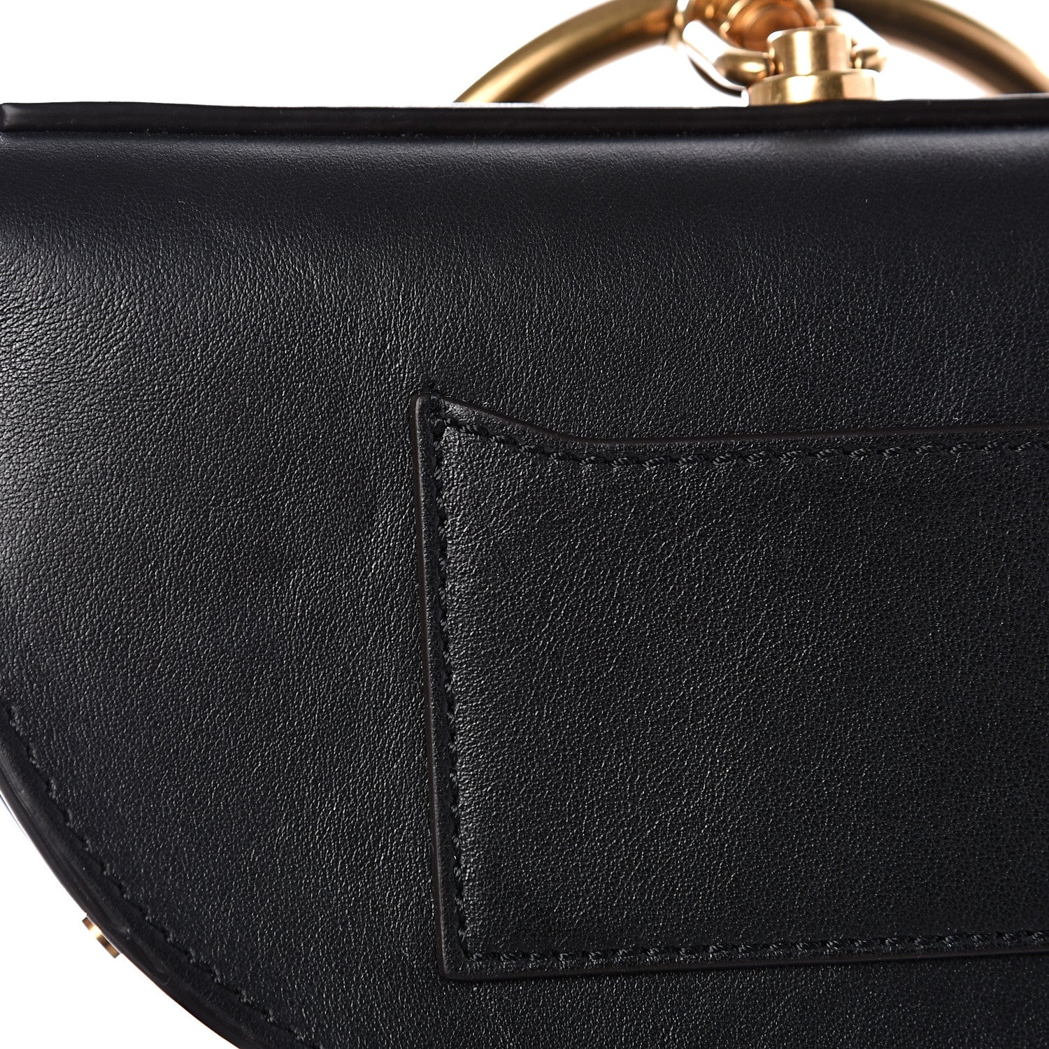 Chloe Calfskin Small Nile Bracelet Minaudiere Bag Black 9 of 9