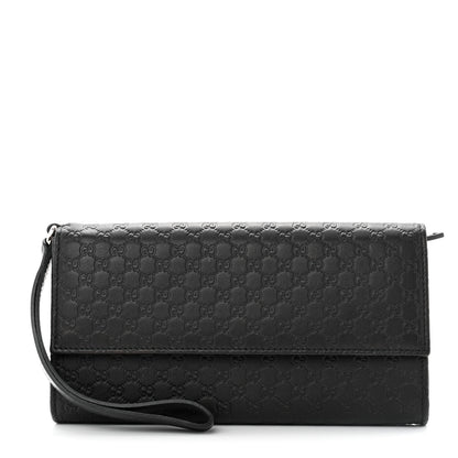 Gucci Microguccissima Travel Document Case Black 1 of 12
