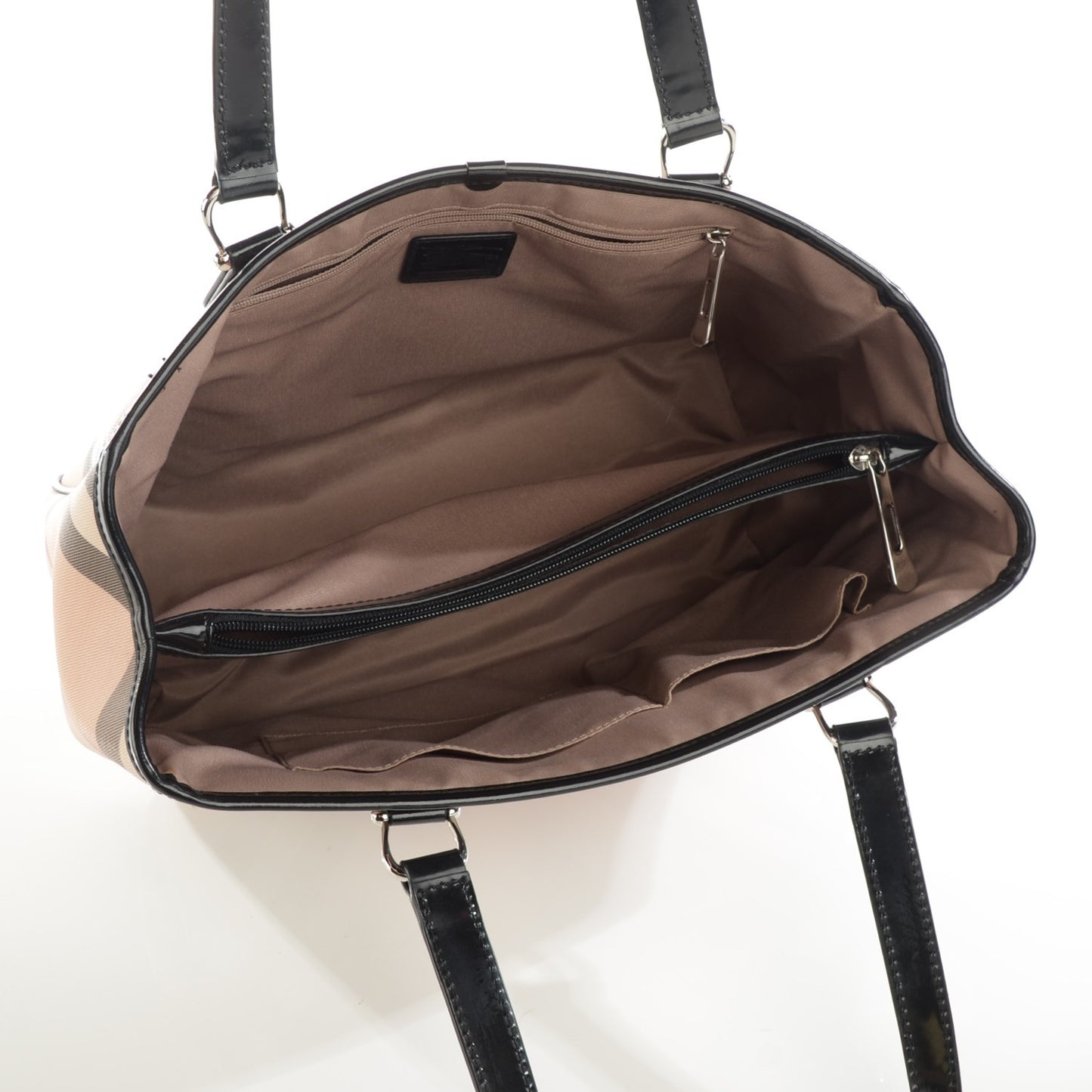 Nova Check Medium Tote Black