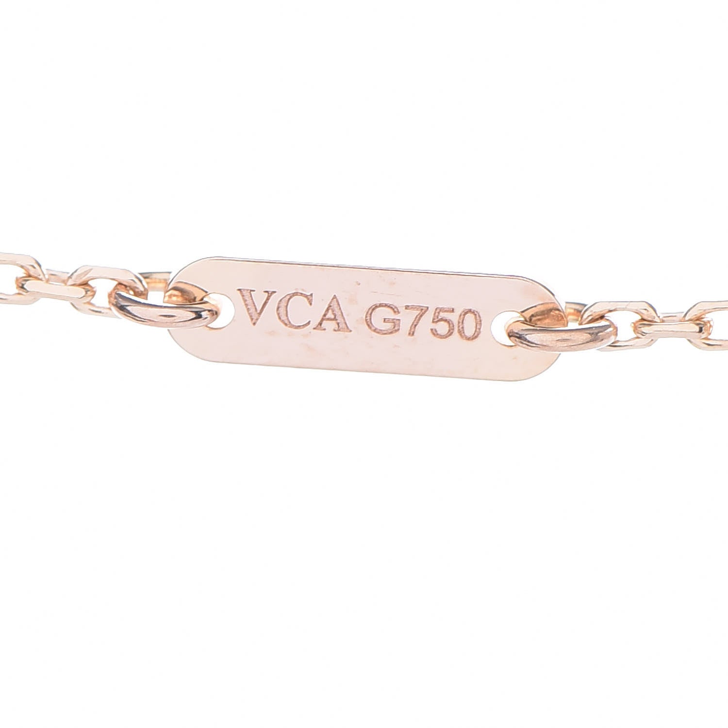 Van Cleef & Arpels 18K Rose Gold Sweet Alhambra Pendant Necklace 6 of 9