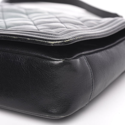 Chanel Goatskin Ombre Faded Quilted New Medium Boy Flap Dark Green 10 of 15