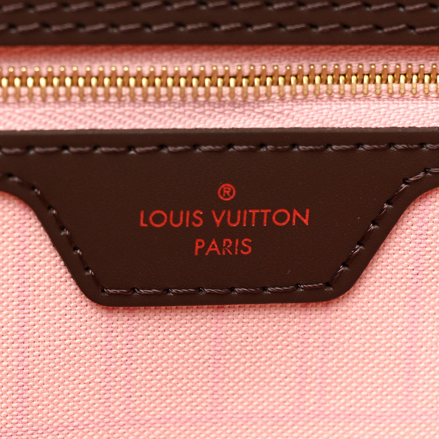 Louis Vuitton Damier Ebene Neo Neverfull MM Rose Ballerine 7 of 9