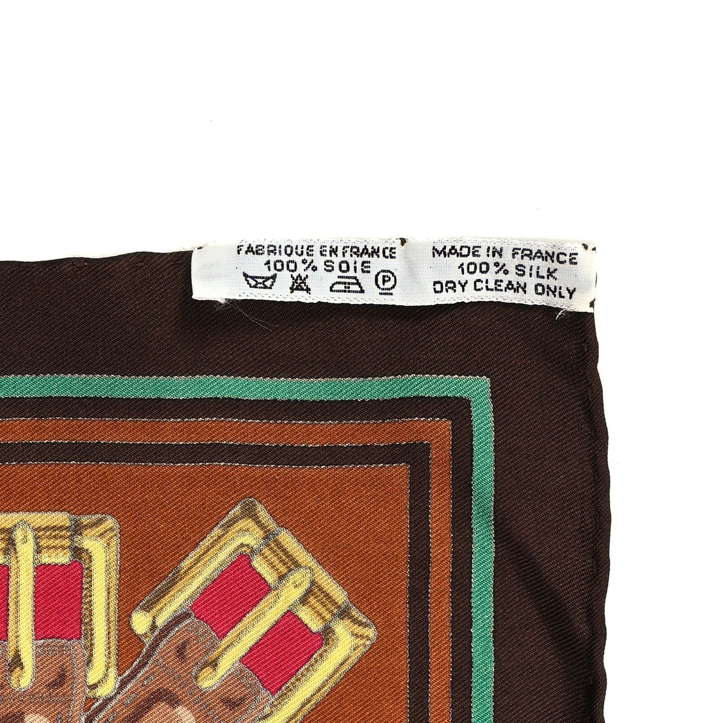 Silk Les Sangles Scarf 90